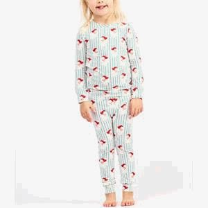 MARY SQUARE Mary Square Girls Girls-sleepwear Pj Annie Toddler Pjs Santa Baby Strps Pk