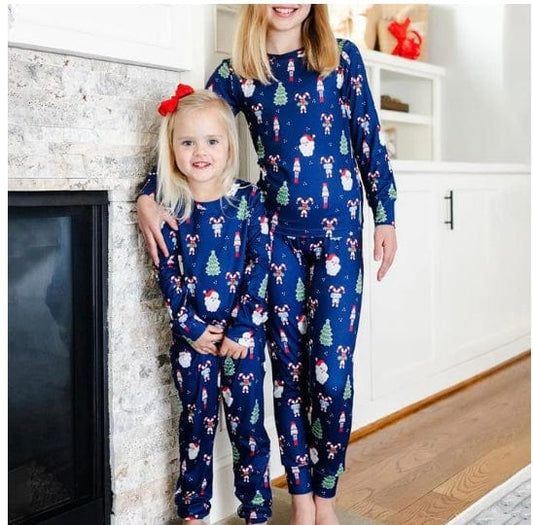 mary Square Peppermint Pine PJ's