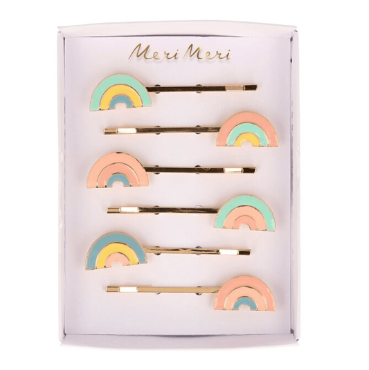Meri Meri Default Enamel Rainbow Hair Slides