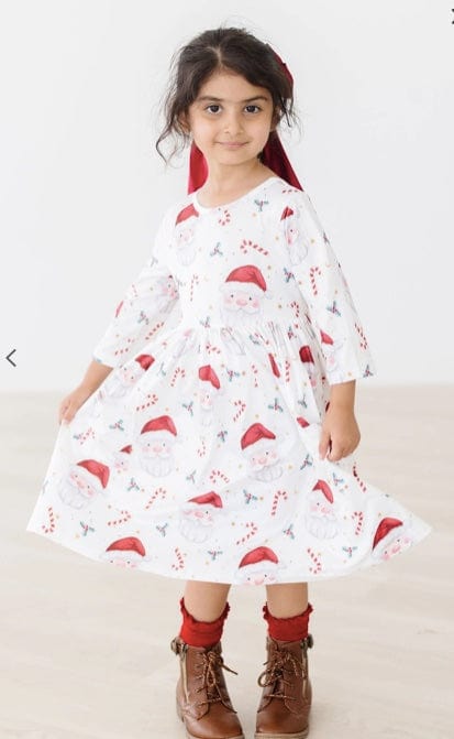 Mila an Rose MISTLETOE MAGIC 3/4 SLEEVE POCKET TWIRL DRESS