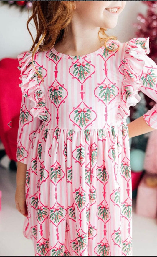 Mila an Rose Merry Mistletoe Twirl Dress