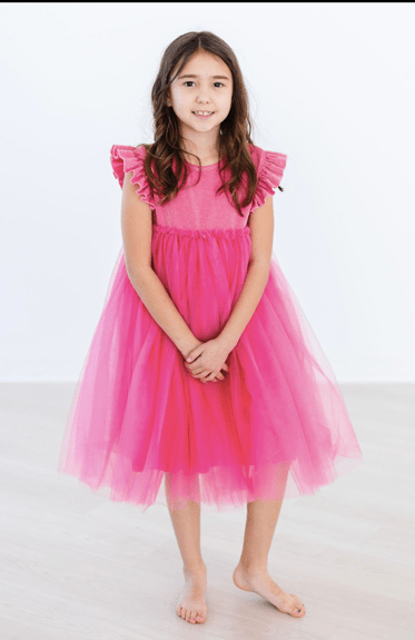 Mila and Rose Hot Pink / 2T Mila and Rose Shimmer Tutu Dress