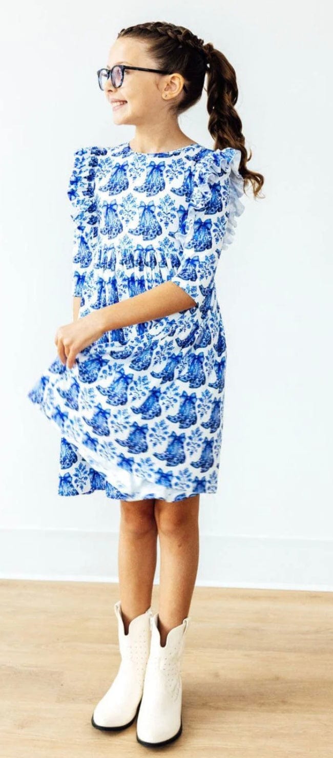 Mila and Rose Southern Belle Ruffle Twirl Dress