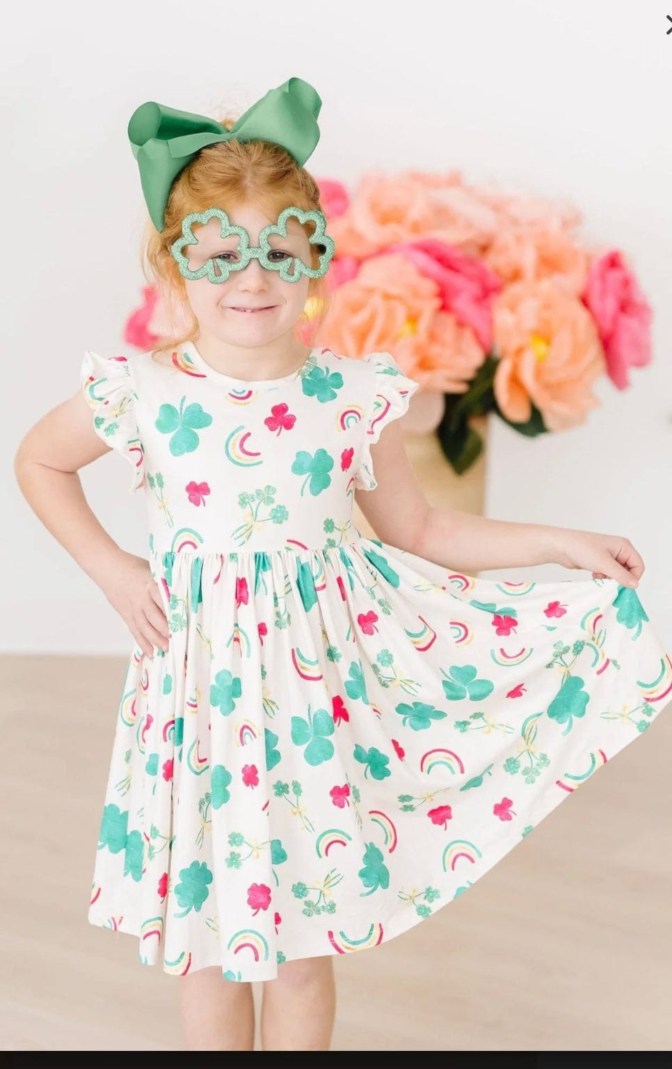 Mila and Rose Top of the Mornin Flutter Twirl dress