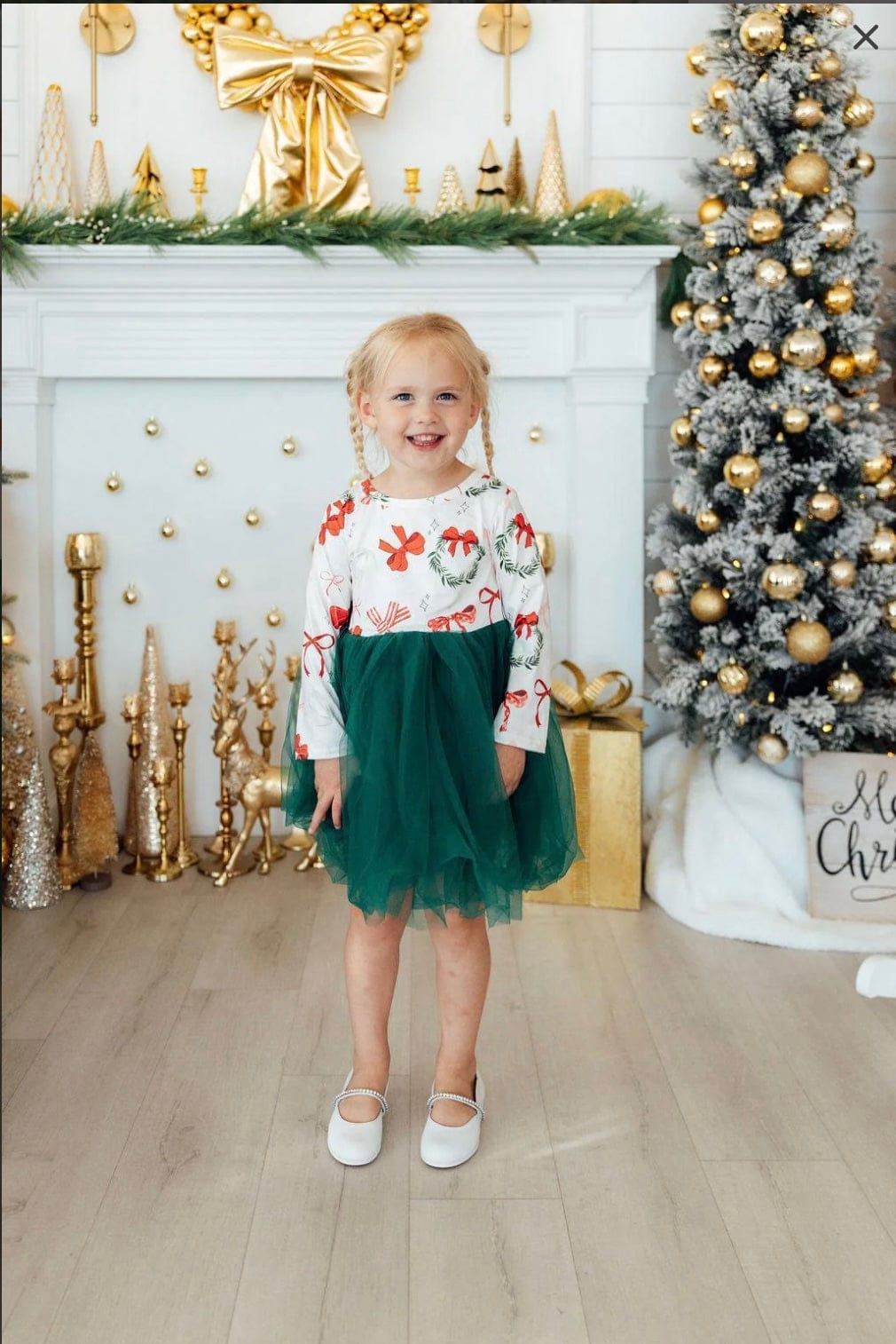 Mila and Rose Christmas Tutu Dress