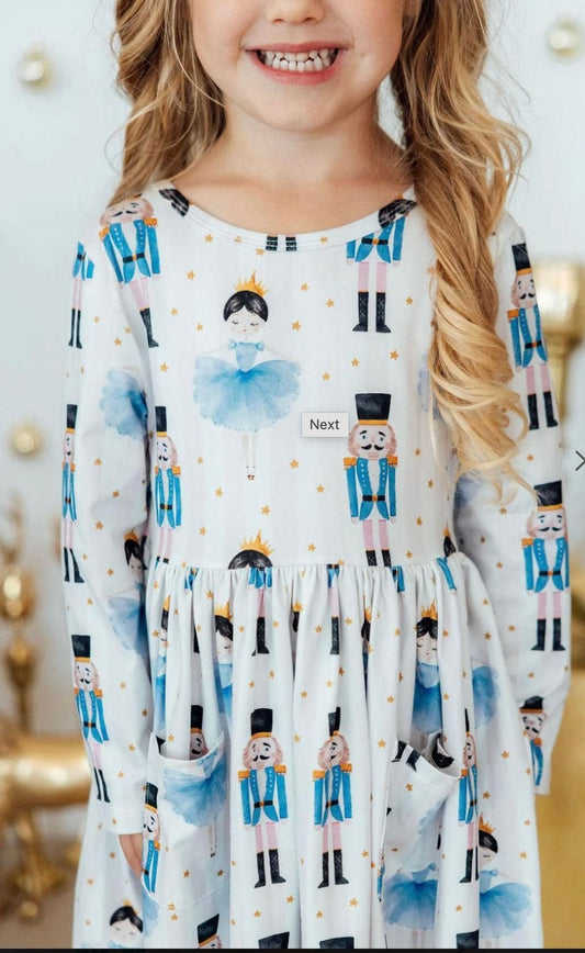 Mila and Rose Waltz of the Snowflakes Twirl Dress