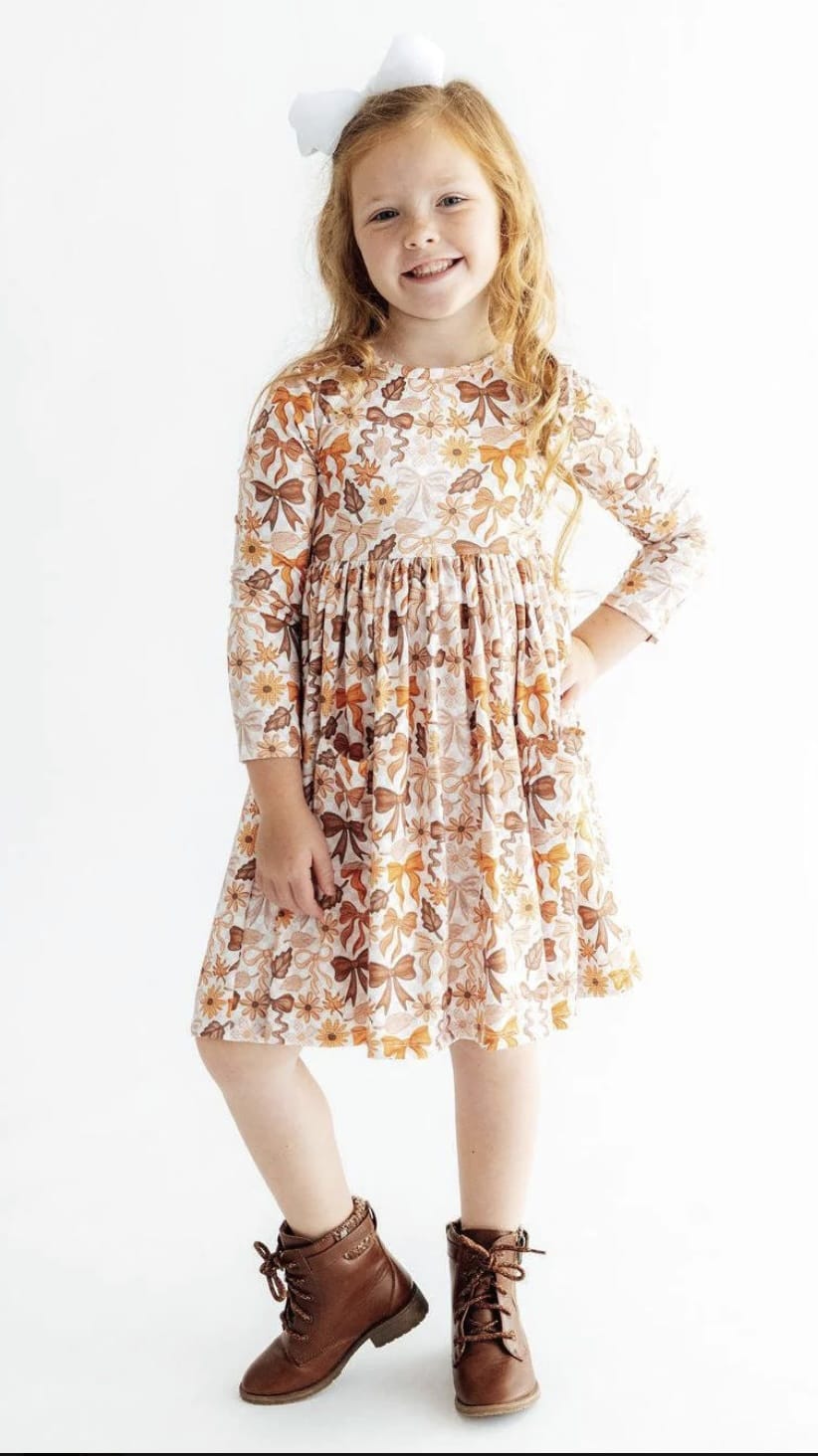 MILA & ROSE Fall Harvest  Twirl Dress