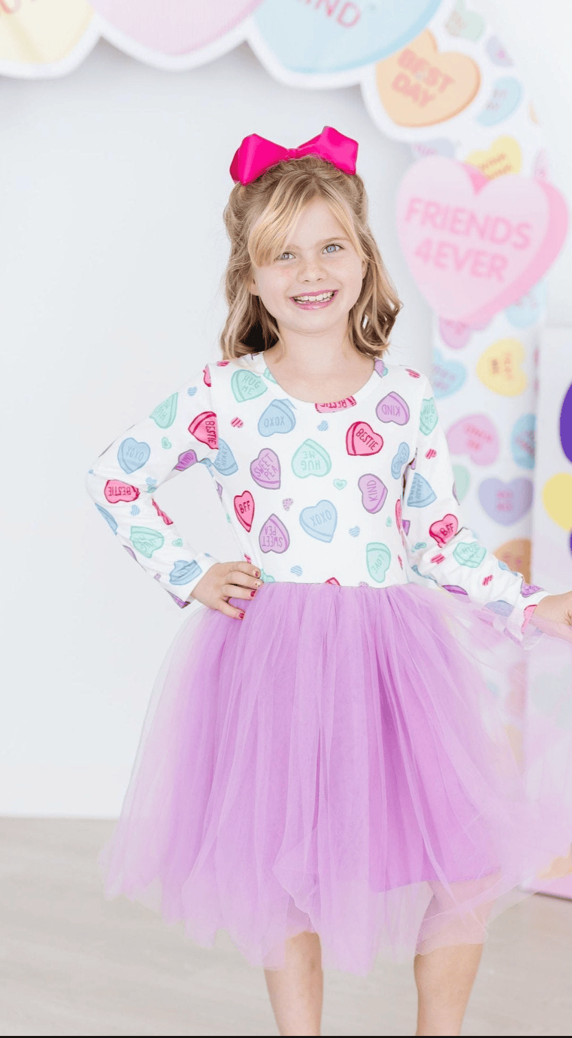 MILA & ROSE Mila & Rose Candy Hearts Tutu Dress