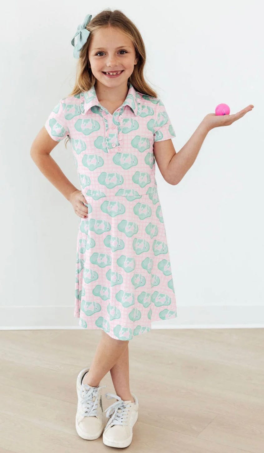 MILA & ROSE She's On The Green Polo Dres