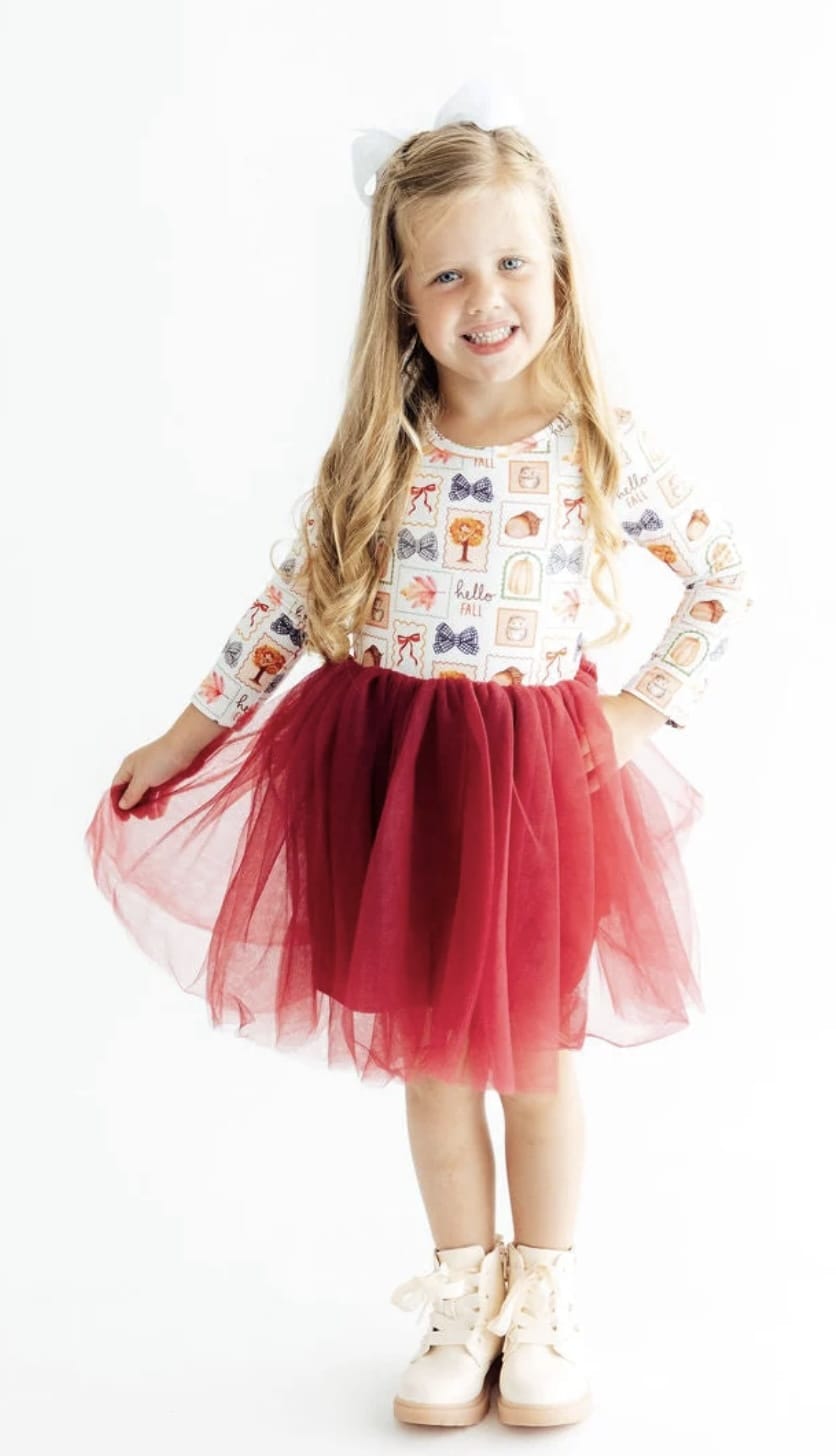 MILA & ROSE Hello Fall  Tutu Dress