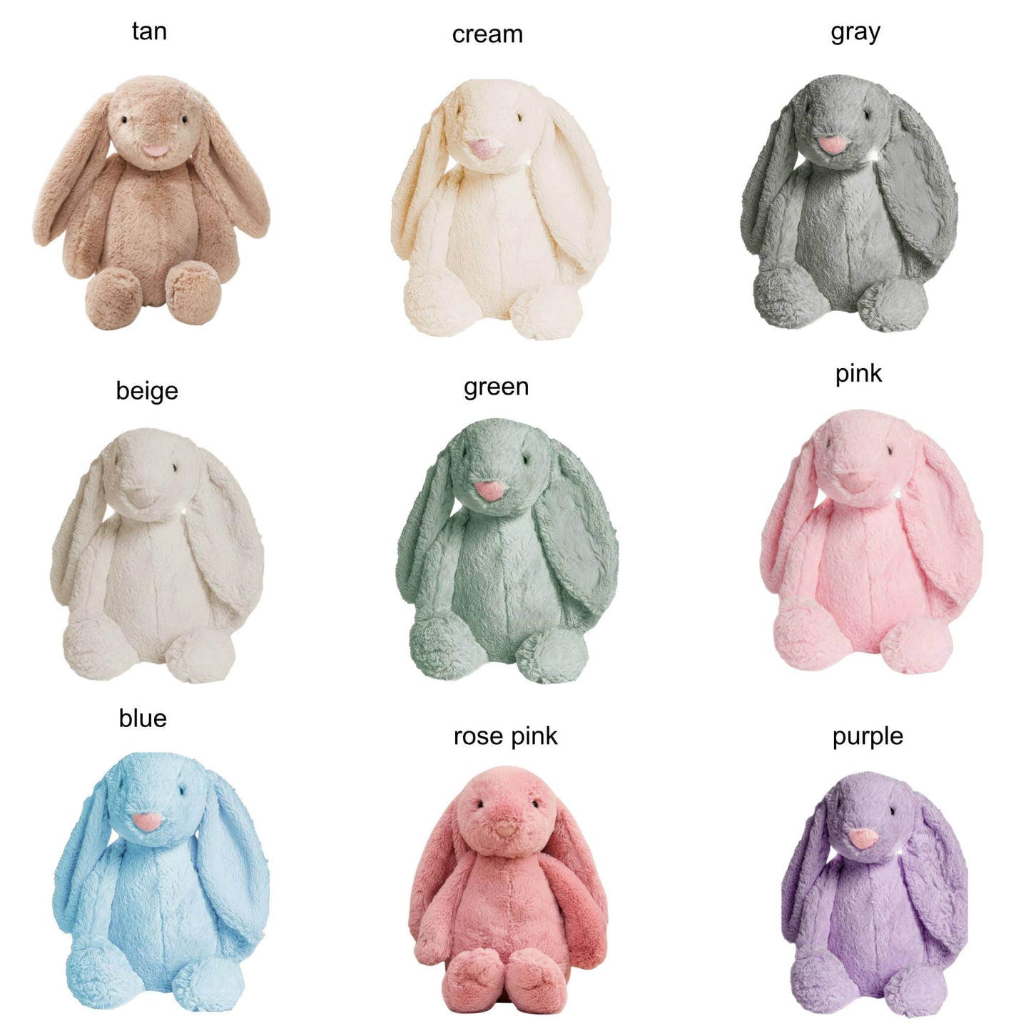 Morxy LLC Stuffed animal Plush Easter Bunny- 16 inches