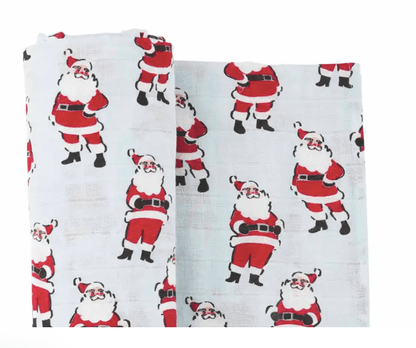 MudPie Mud Pie Vintage Santa Swaddle