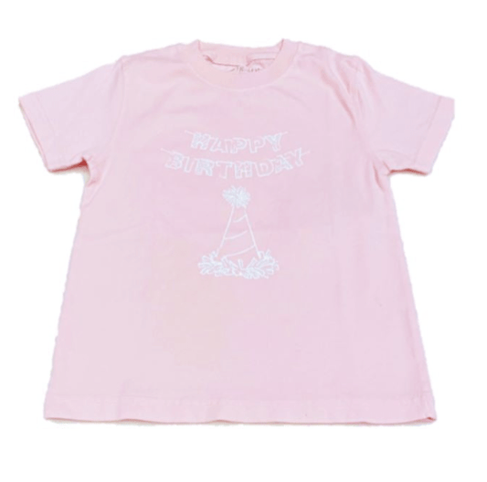 Mustard and Ketchup Kids Light Pink Birthday Tee