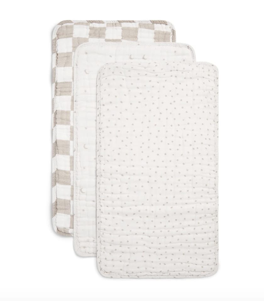 NANA BABY ORGANIC tan Organic Muslin Burp Cloths
