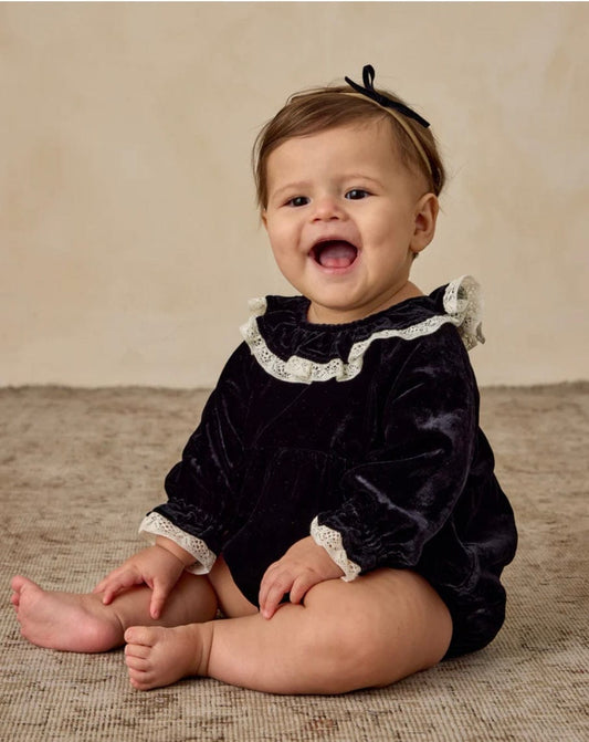Noralee ADELINE ROMPER  BLACK