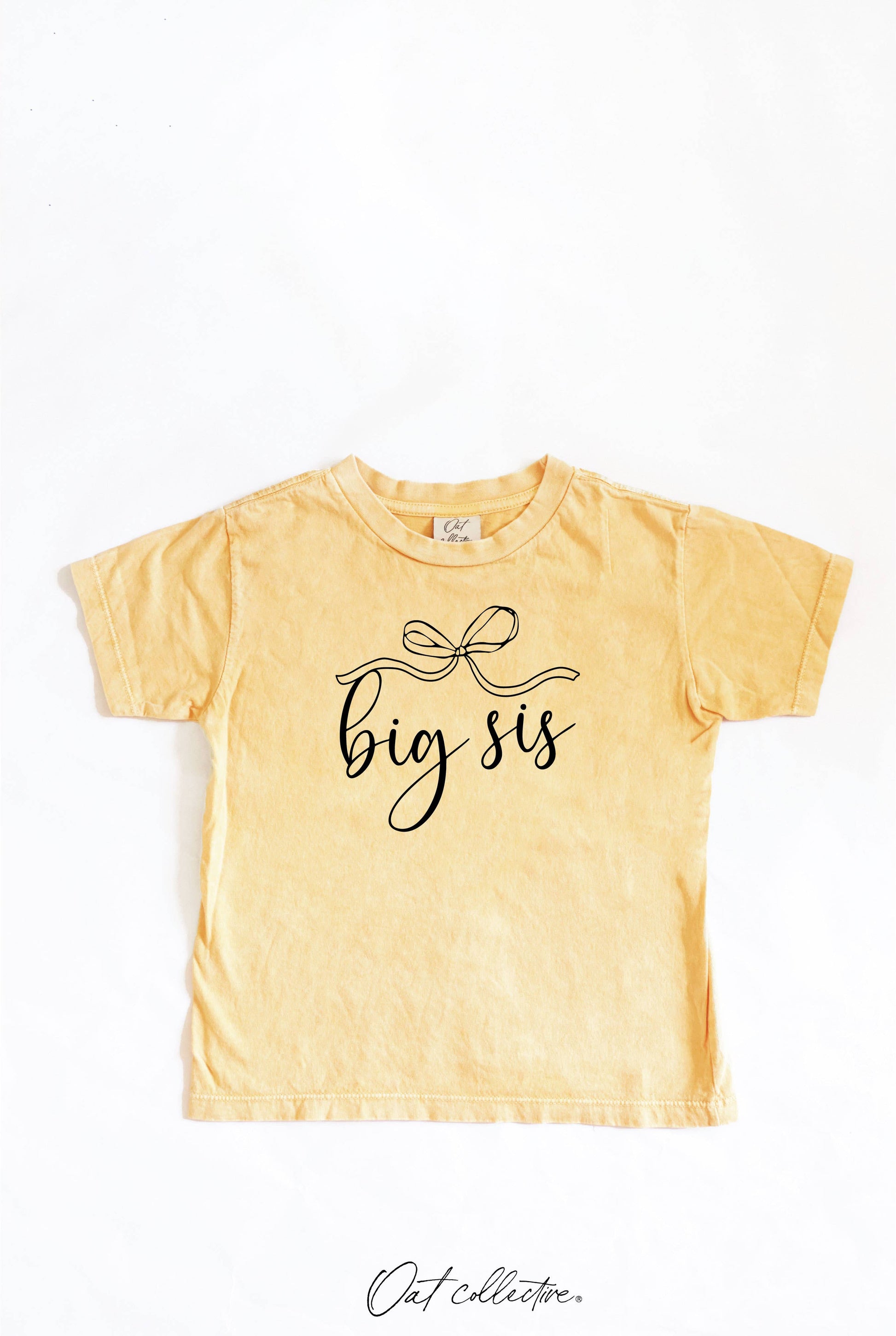 OAT COLLECTIVE BIG SIS Toddler Washed Graphic Top