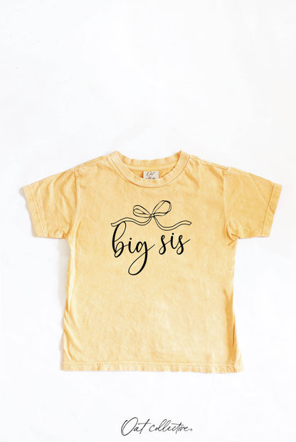 OAT COLLECTIVE BIG SIS Toddler Washed Graphic Top