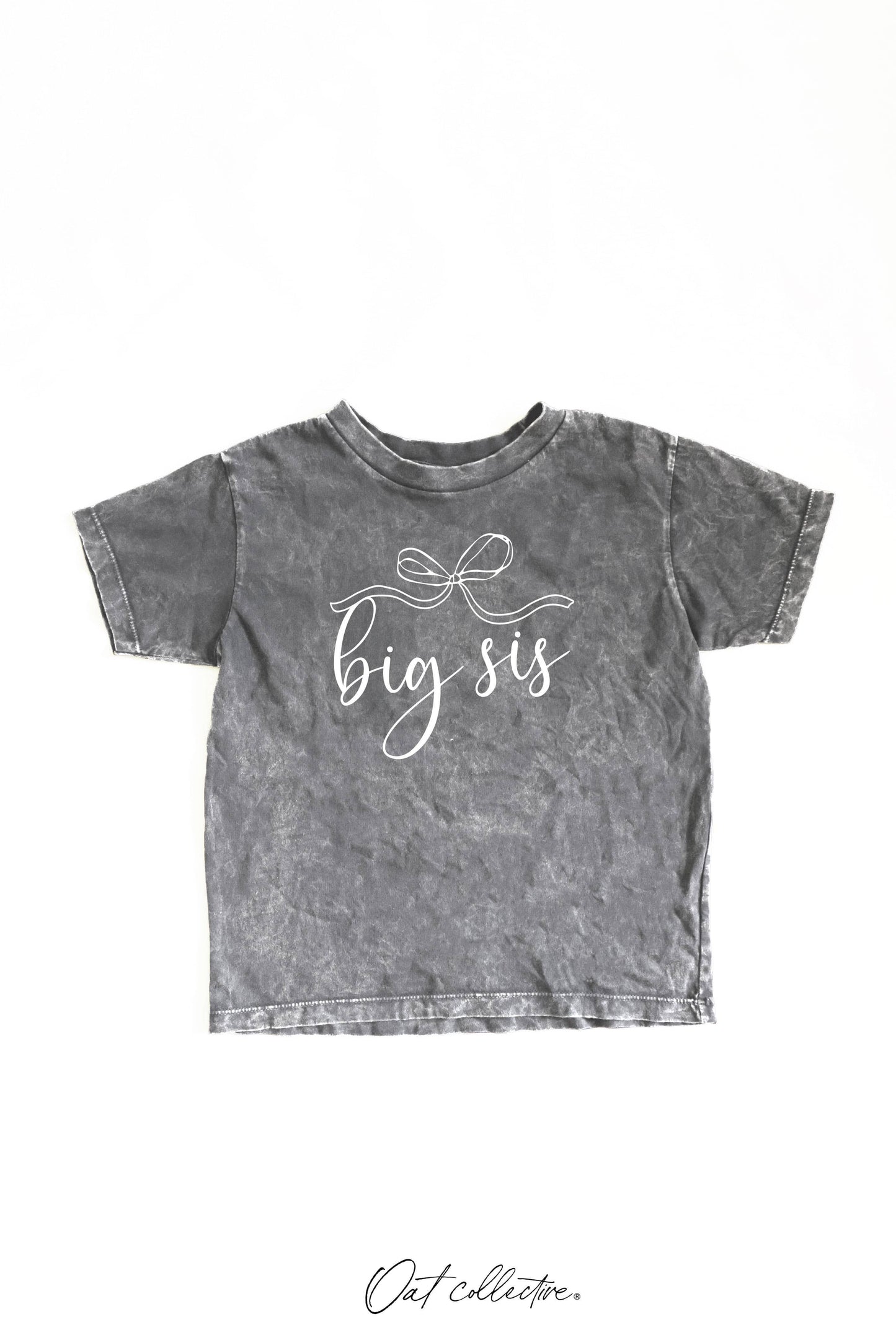 OAT COLLECTIVE BIG SIS Toddler Washed Graphic Top