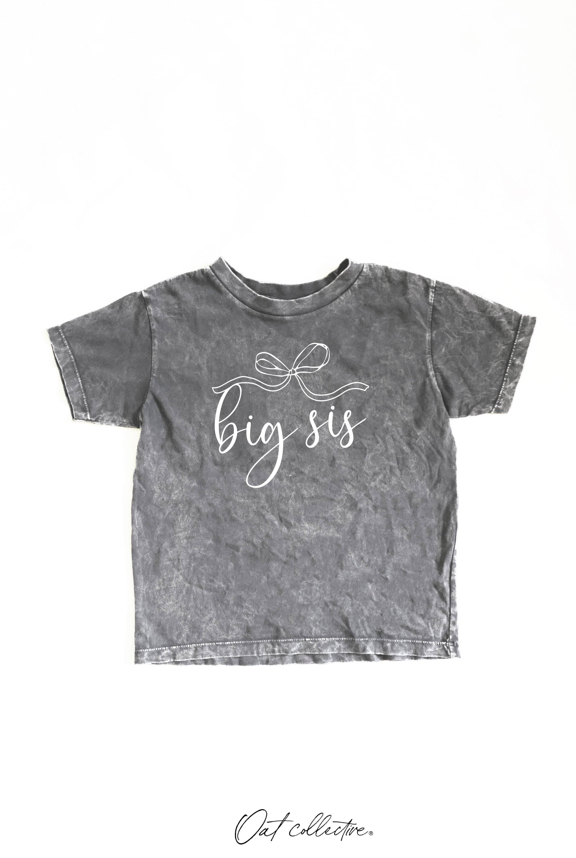 OAT COLLECTIVE BIG SIS Toddler Washed Graphic Top