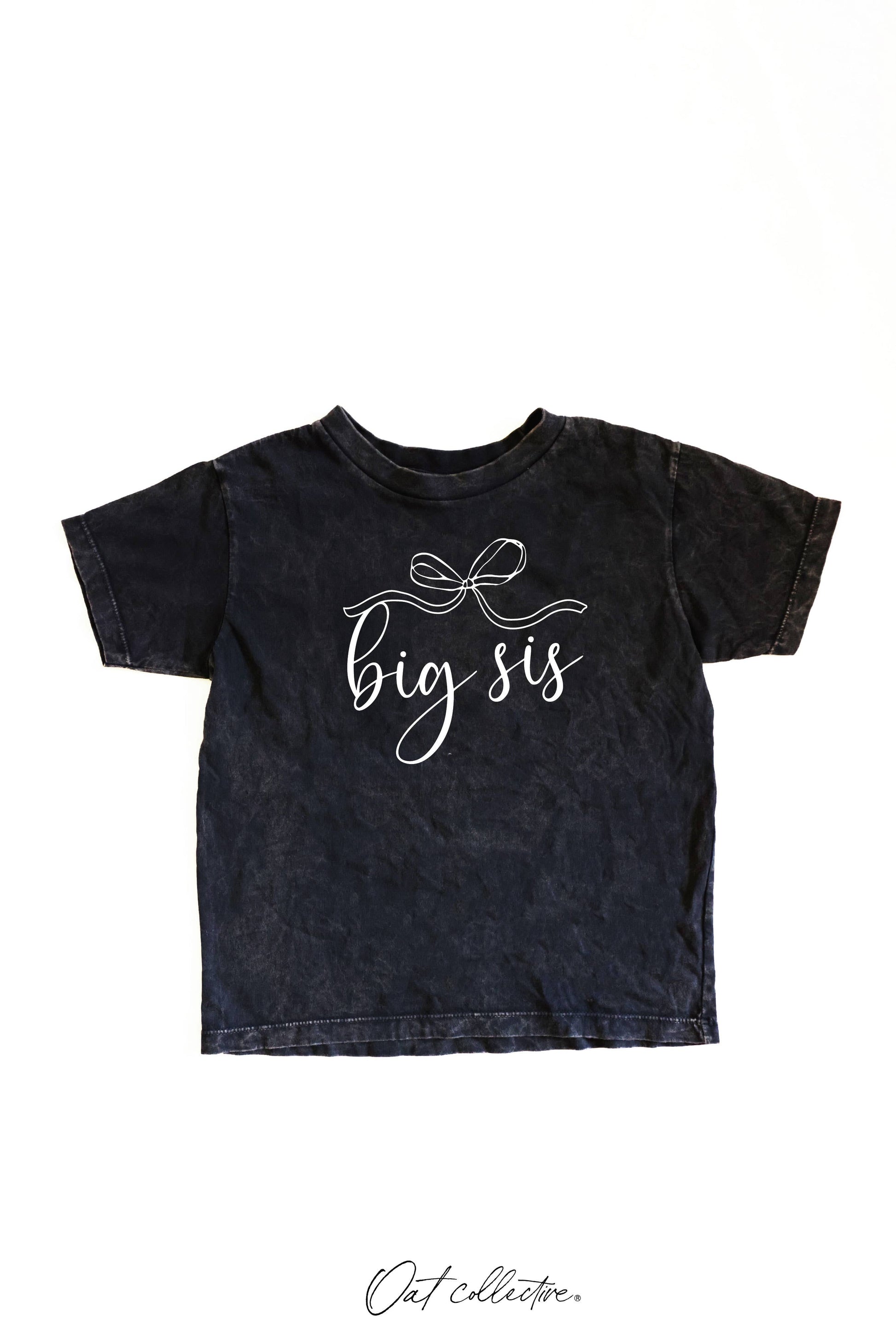 OAT COLLECTIVE BIG SIS Toddler Washed Graphic Top