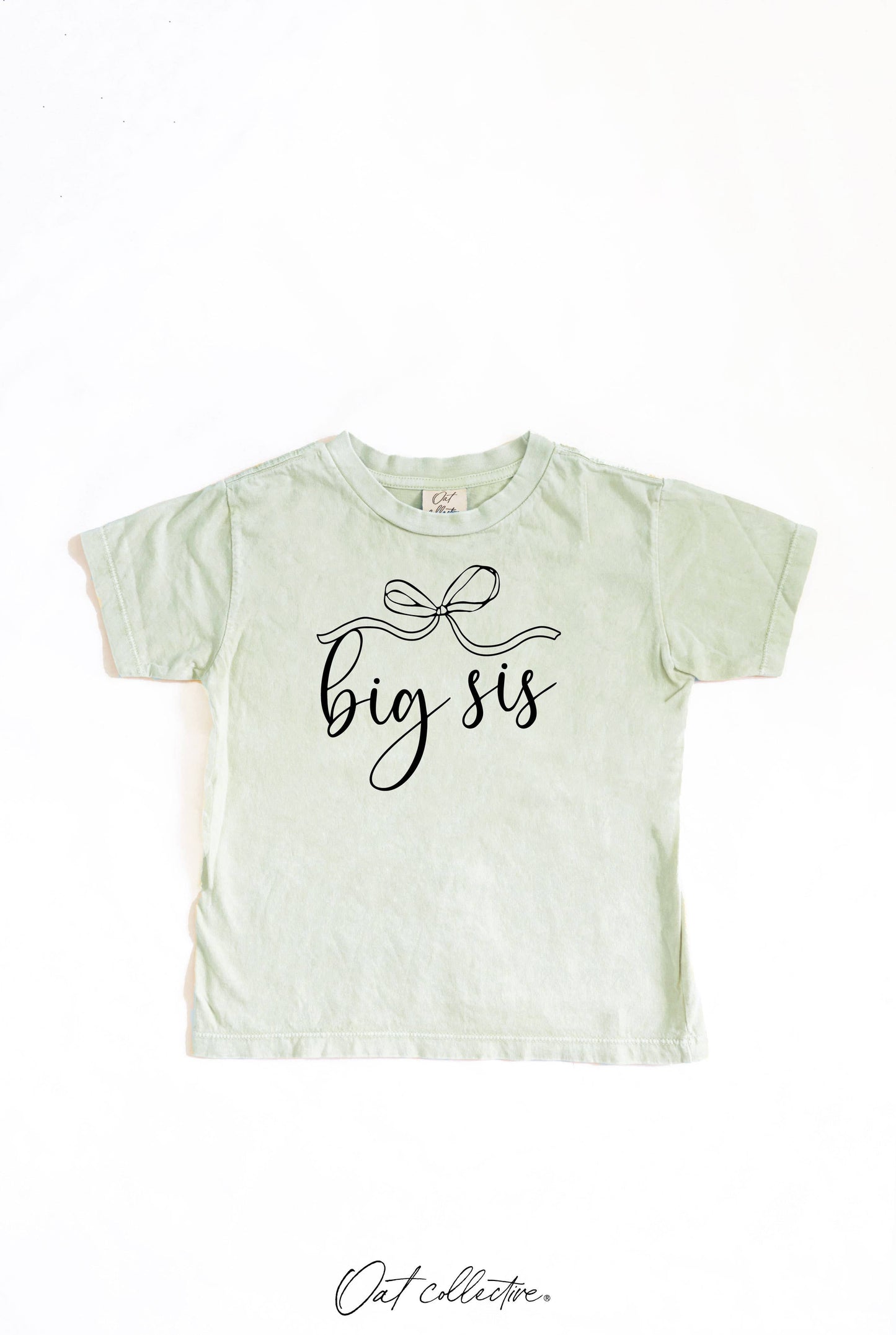 OAT COLLECTIVE BIG SIS Toddler Washed Graphic Top