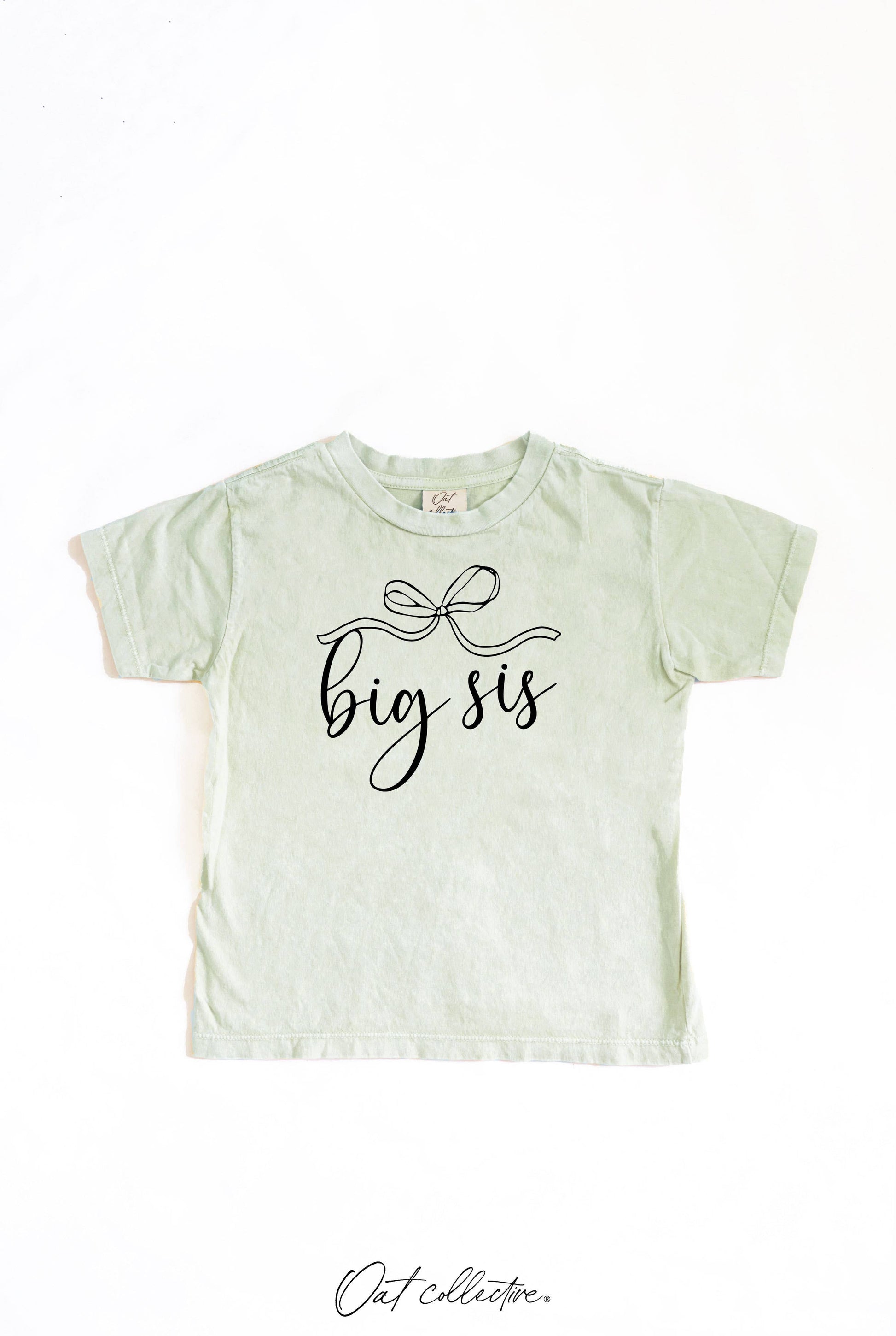 OAT COLLECTIVE BIG SIS Toddler Washed Graphic Top