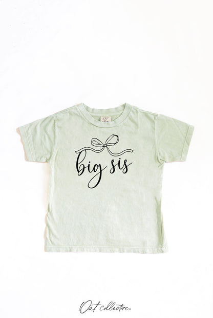 OAT COLLECTIVE BIG SIS Toddler Washed Graphic Top