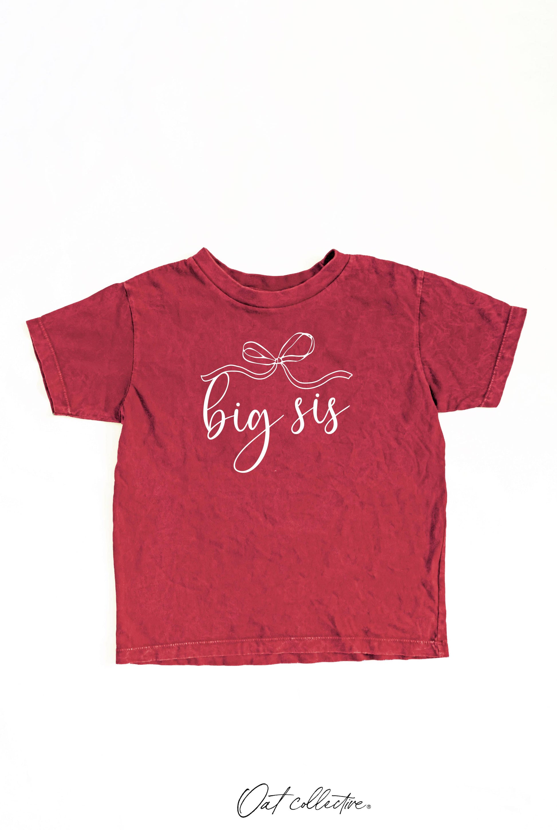 OAT COLLECTIVE BIG SIS Toddler Washed Graphic Top