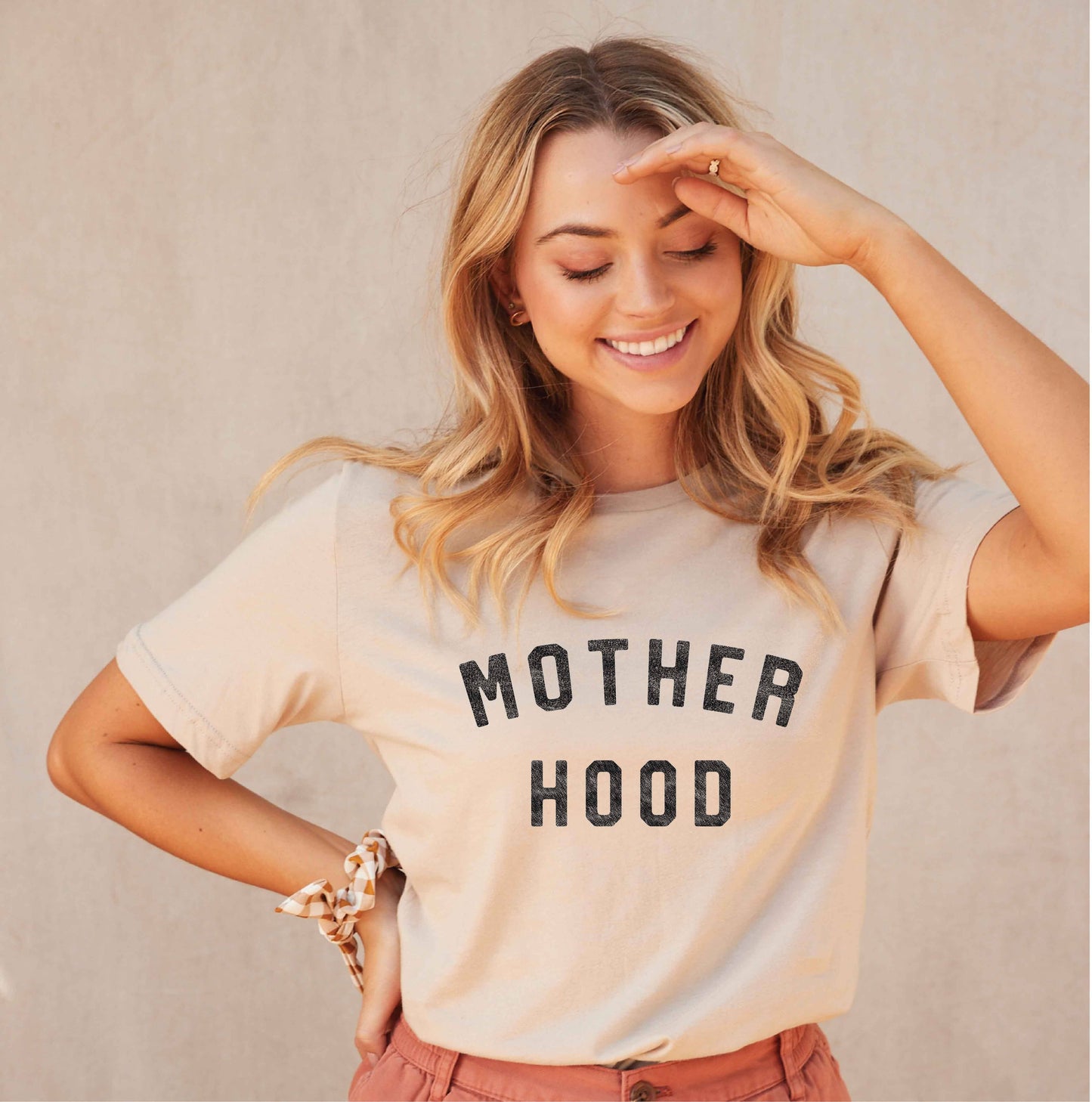 OAT COLLECTIVE XL / TAN MOTHER HOOD Graphic T-Shirt OT2206X753