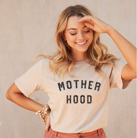 OAT COLLECTIVE XL / TAN MOTHER HOOD Graphic T-Shirt OT2206X753