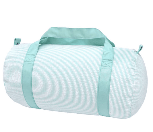 Oh Mint Default Mint Seersucker Medium Duffel