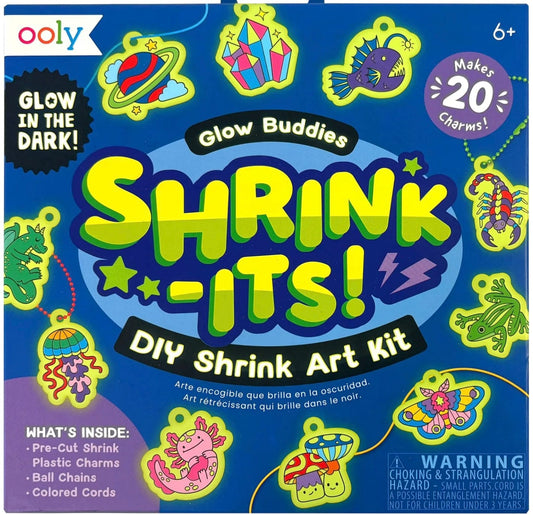 OOLY Ooly Shrink Art Kit Glow Buddies (28 Pc Set)