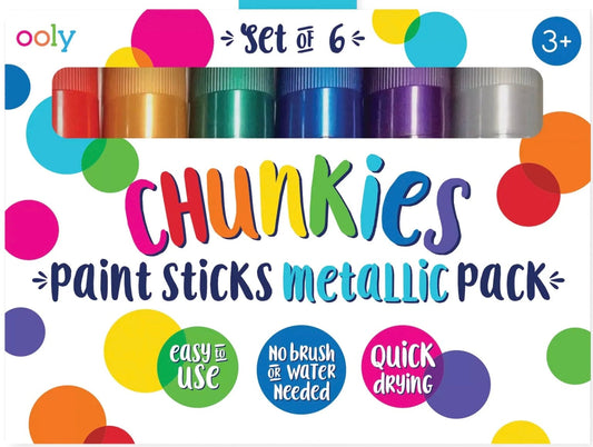 OOLY Paint Sticks Metallic Pack (set Of 6)