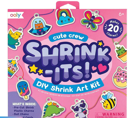 OOLY Shrink Art Kit - Cute Crew (28 Pc Set)