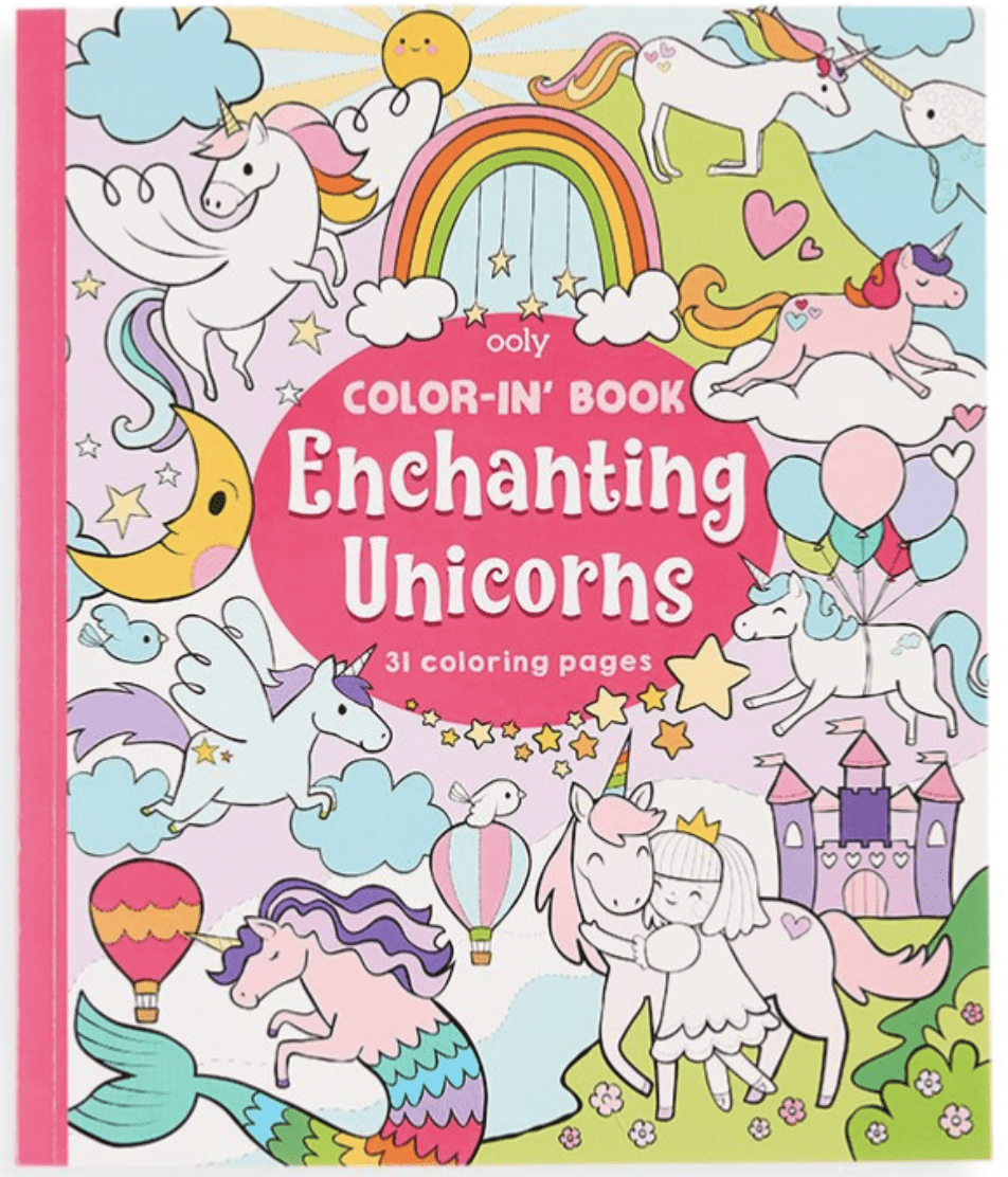 OOLY Default Color-in' Book: Enchanting Unicorns