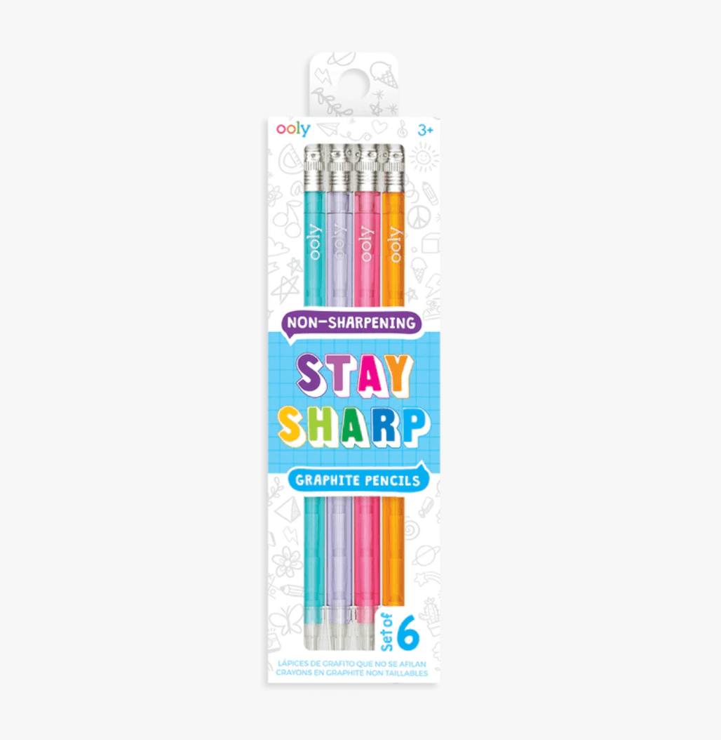 OOLY Stay Sharp Rainbow Pencils