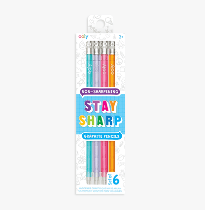 OOLY Stay Sharp Rainbow Pencils