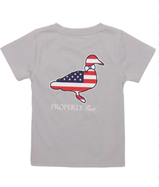 Patty Von tour Properly Tied Americana Duck T-shirt