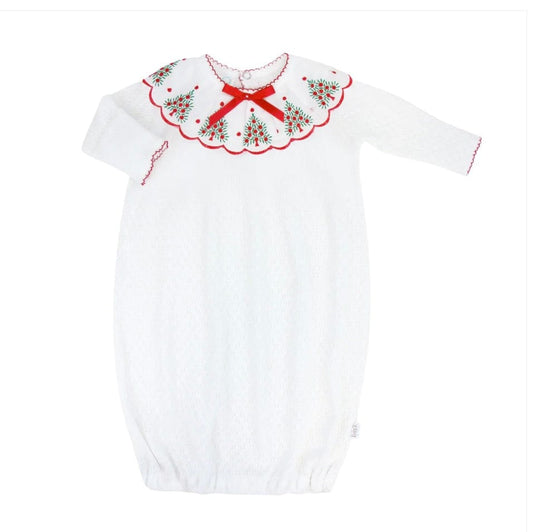 Paty Inc. Paty Knit Swiss Tree Gown NEWBORN