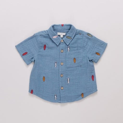 PINK CHICKEN Jack Shirt Surfboard Embroidery