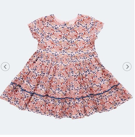 Pink Chicken Pink Chicken Girls Niley Dress - Pink Blossom