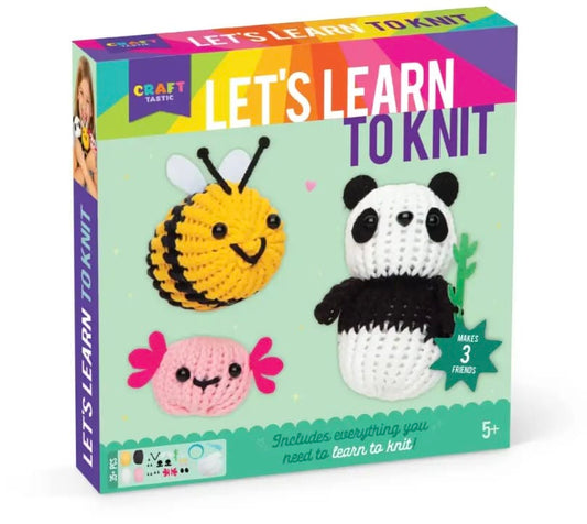 PLAY MONSTER Craft-tastic Let's Learn To Knit