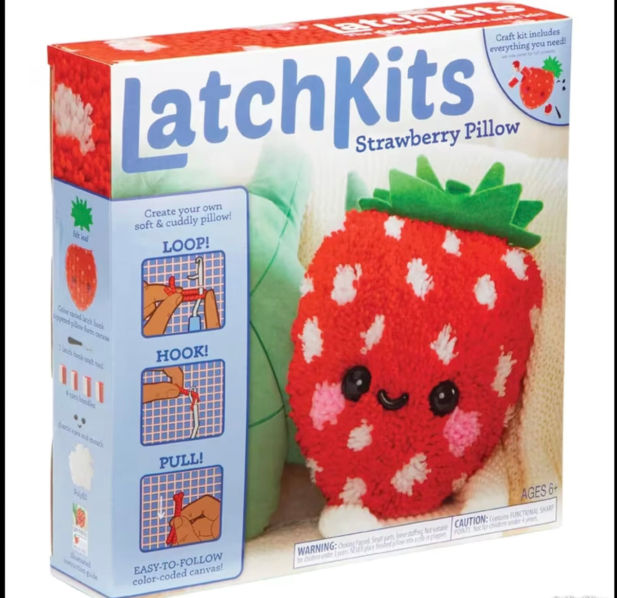 PLAY MONSTER Strawberry Pillow