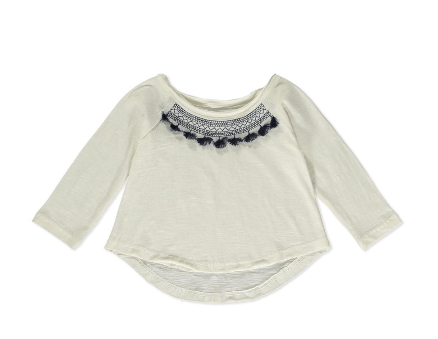 Poppet and Fox Boatneck tee