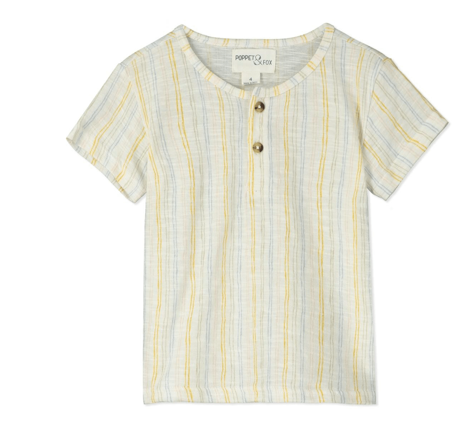 Poppet and Fox Striped Jersey Shirt