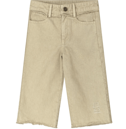 Poppet and Fox Wideleg Tan jeans