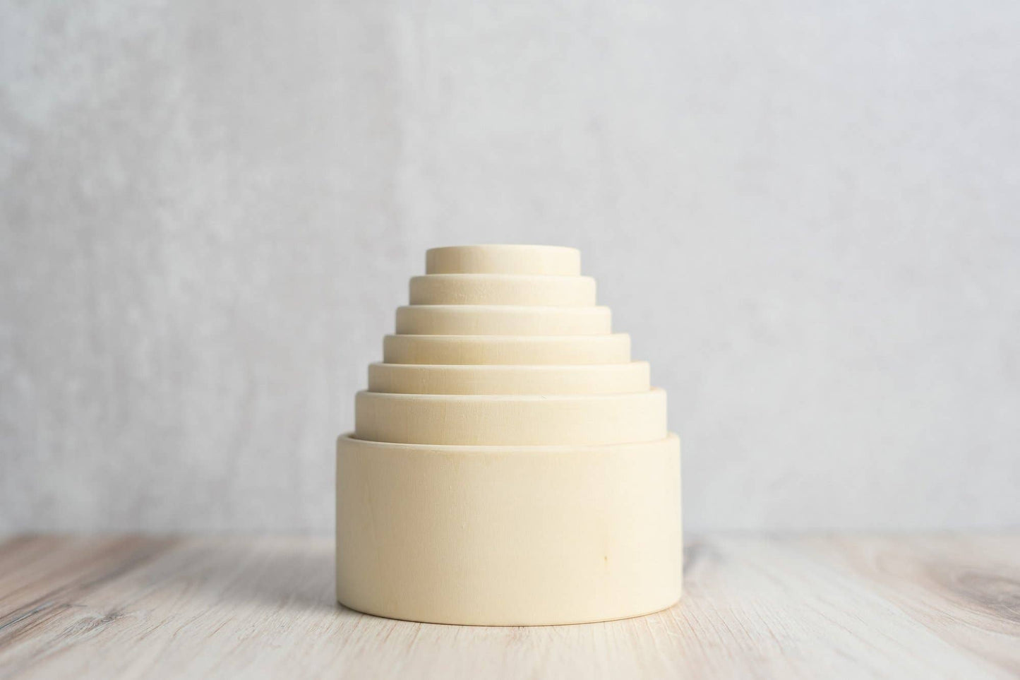 PoppyBabyCo Wooden Nesting Bowls