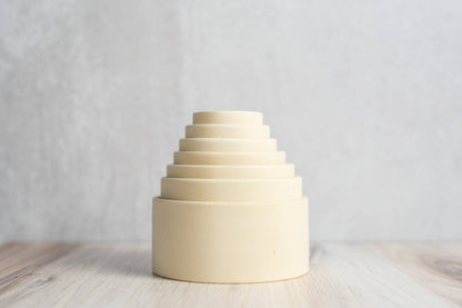 PoppyBabyCo Wooden Nesting Bowls