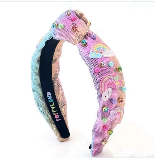 Poppyland Swirly Rainbow Headband