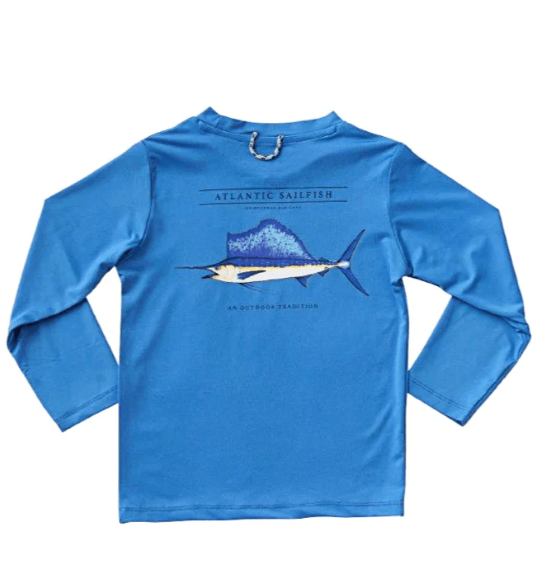 Prodoh Prodoh-Atlantic Sailfish Performance Shirt Long Sleeve Turquoise